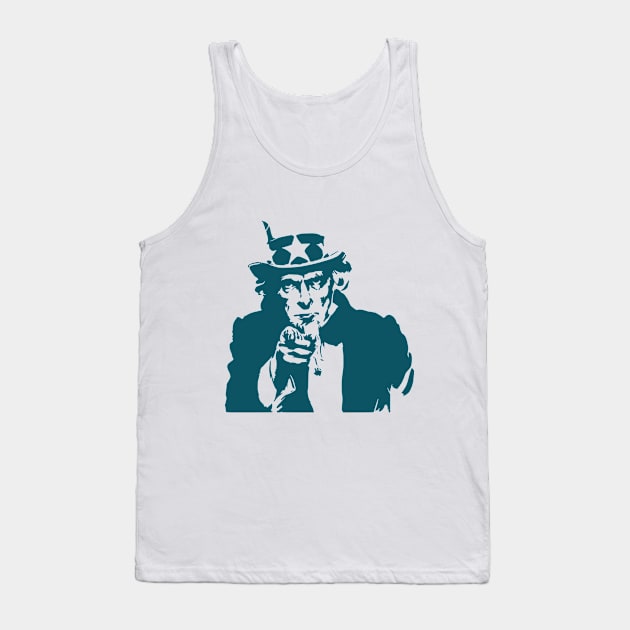 Uncle Sam Tank Top by  Colorful&Goldie